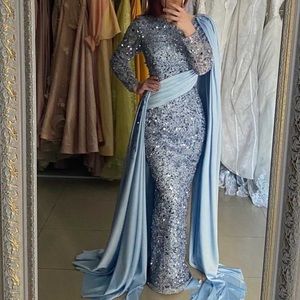 Custom Made Ice Blue Gown